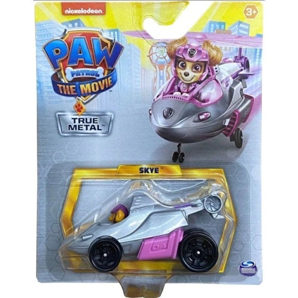Paw Patrol Skye True Metal Die-Cast Vehicle The Movie Mighty Series NEW